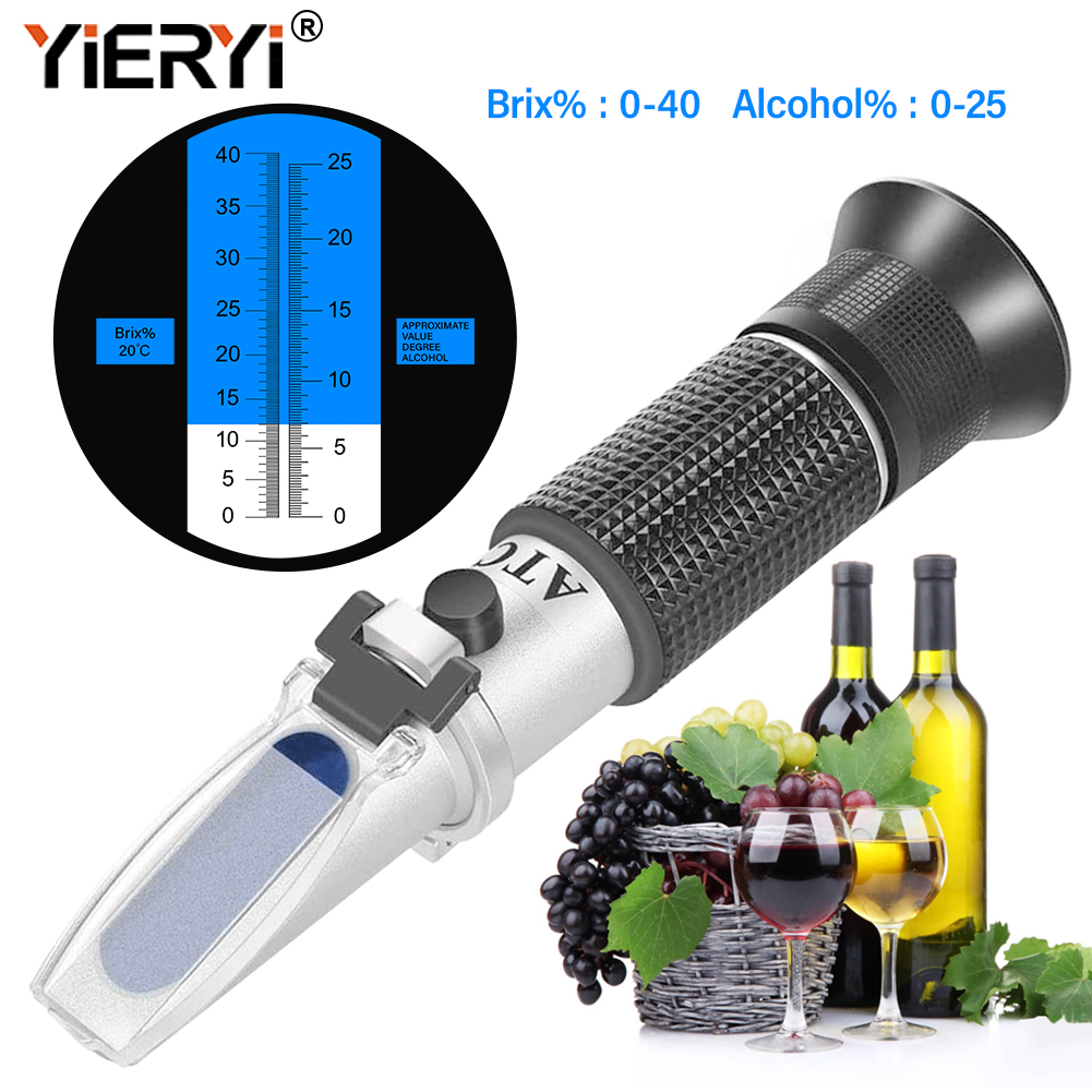 Wine Beer Brand - Refratômetro Yieryi 100% Novo para Medição