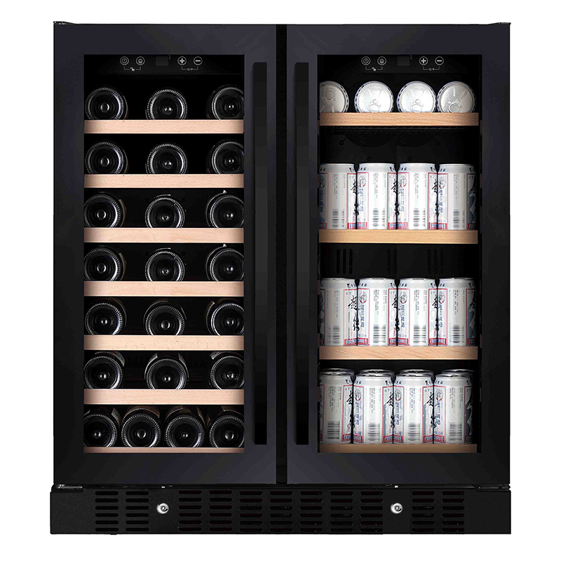 Wine Beer Fridge Under Counter - 176l porta de vidro bebida geladeira