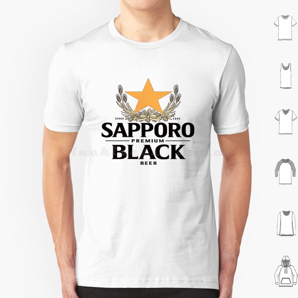Wine Beer Best - Camiseta Sapporo Malt 6XL de Algodão,