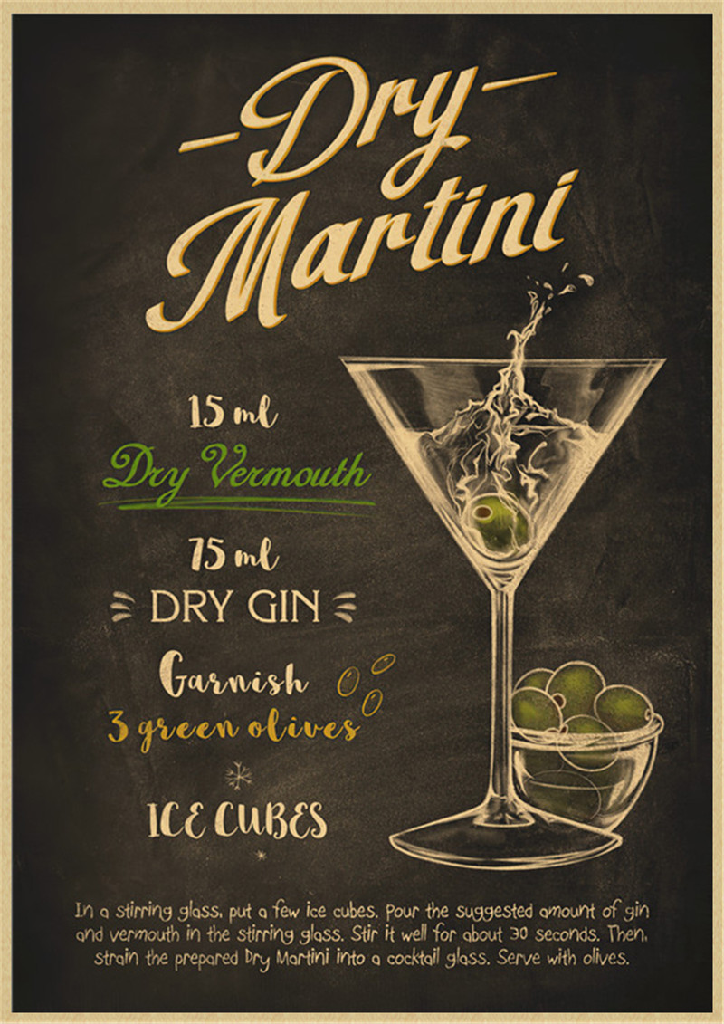 Pôsteres Coloridos de Bebidas, - Wine Beer Mixed Drinks avaliação e preço