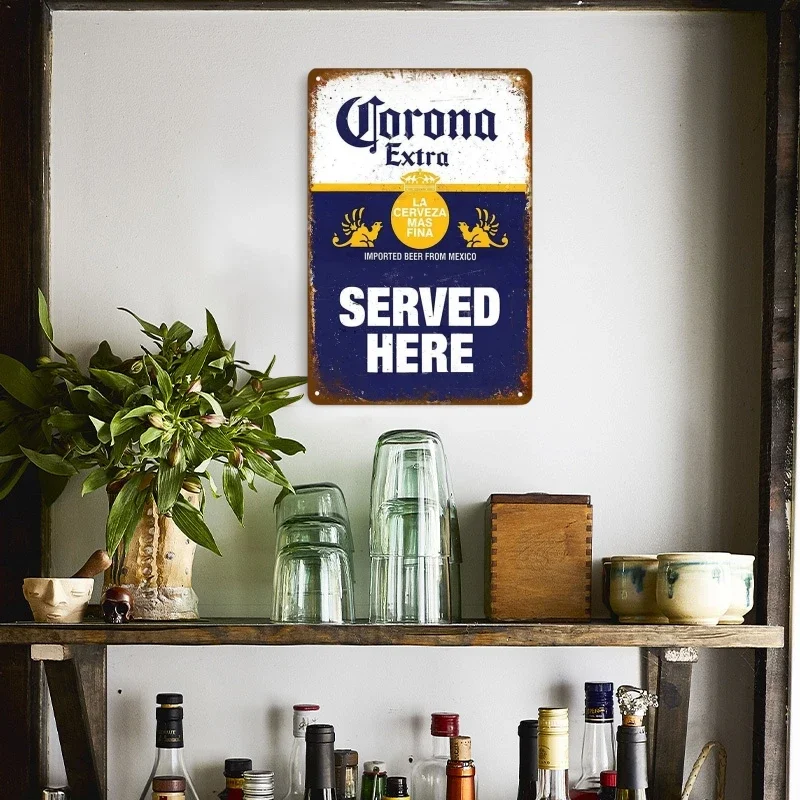 Malibu Wine Metal Poster Marca - Wine Beer Brand avaliação e preço