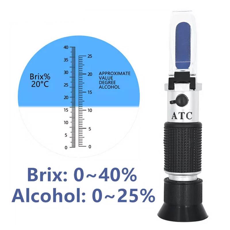 Novo Refratômetro de Gravidade - Wine Beer Brand avaliação e preço