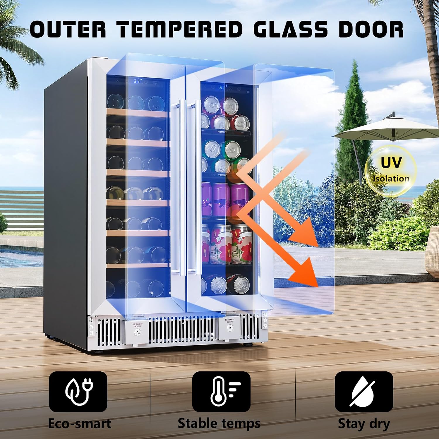Refrigerador de Bebidas, Gelad - Wine Beer Fridge Under Counter avaliação e preço
