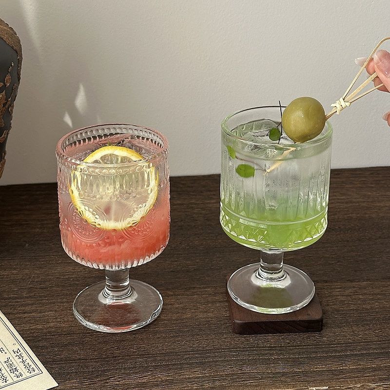 4 pçs conjunto vintage em rele - Wine Beer Mixed Drinks avaliação e preço