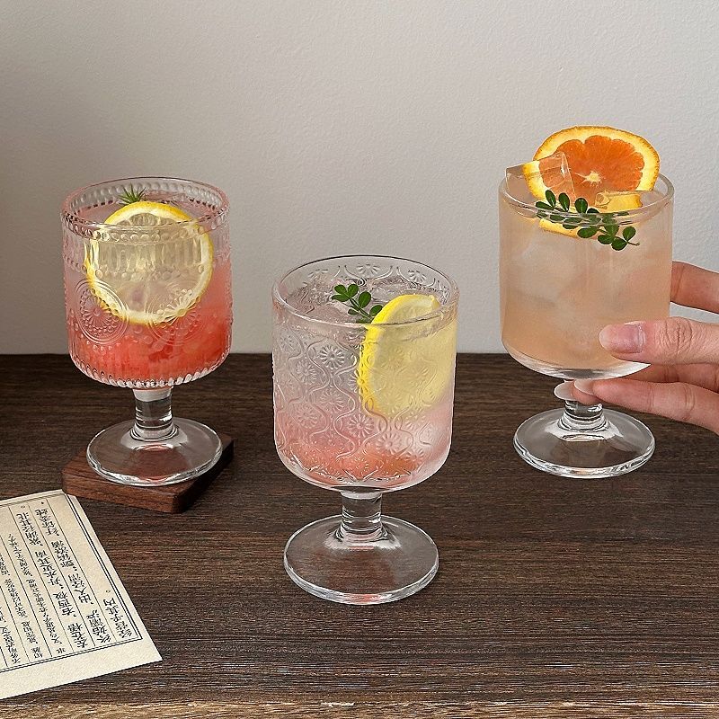 4 pçs conjunto vintage em rele - Wine Beer Mixed Drinks avaliação e preço