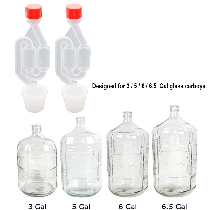 S tipo duplo bolha airlock e s - Wine Beer Type avaliação e preço