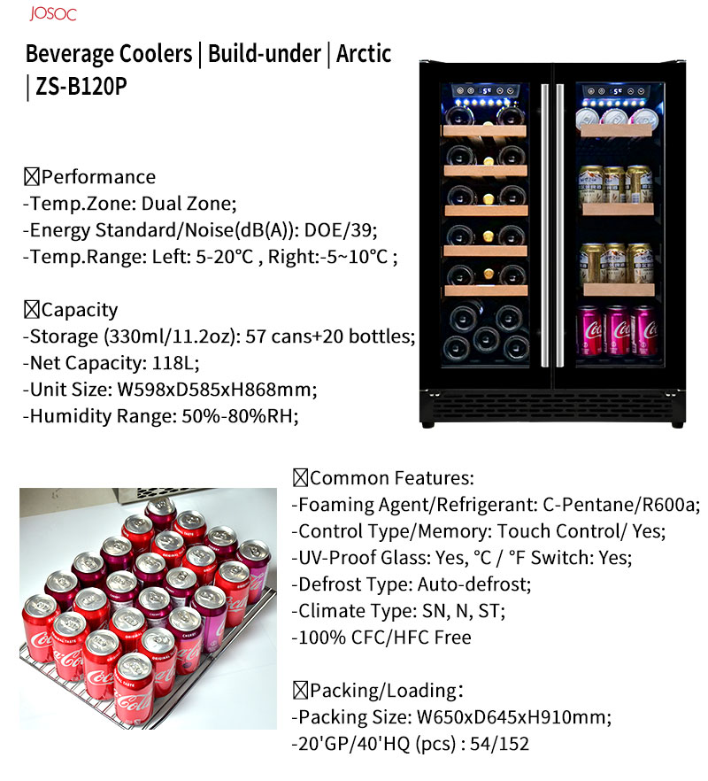 Refrigerador de Vinho e Cervej - Wine Beer Fridge Under Counter avaliação e preço