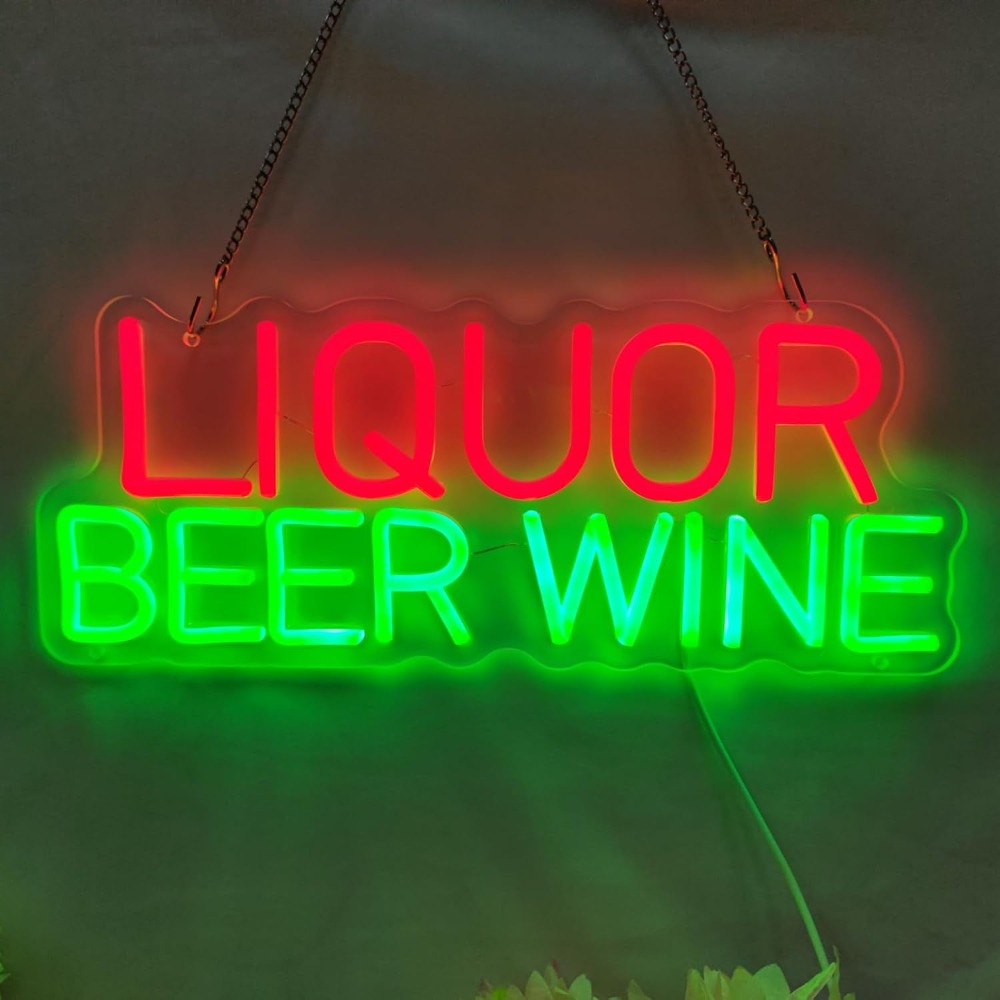 Letreiro de LED Neon para Bebi - Wine Beer Liquor Store avaliação e preço