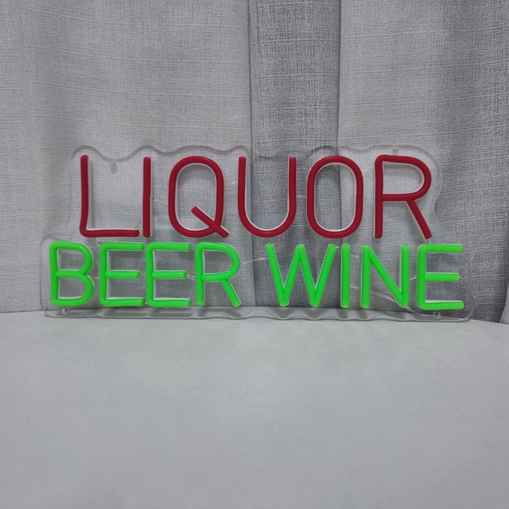 Letreiro de LED Neon para Bebi - Wine Beer Liquor Store avaliação e preço
