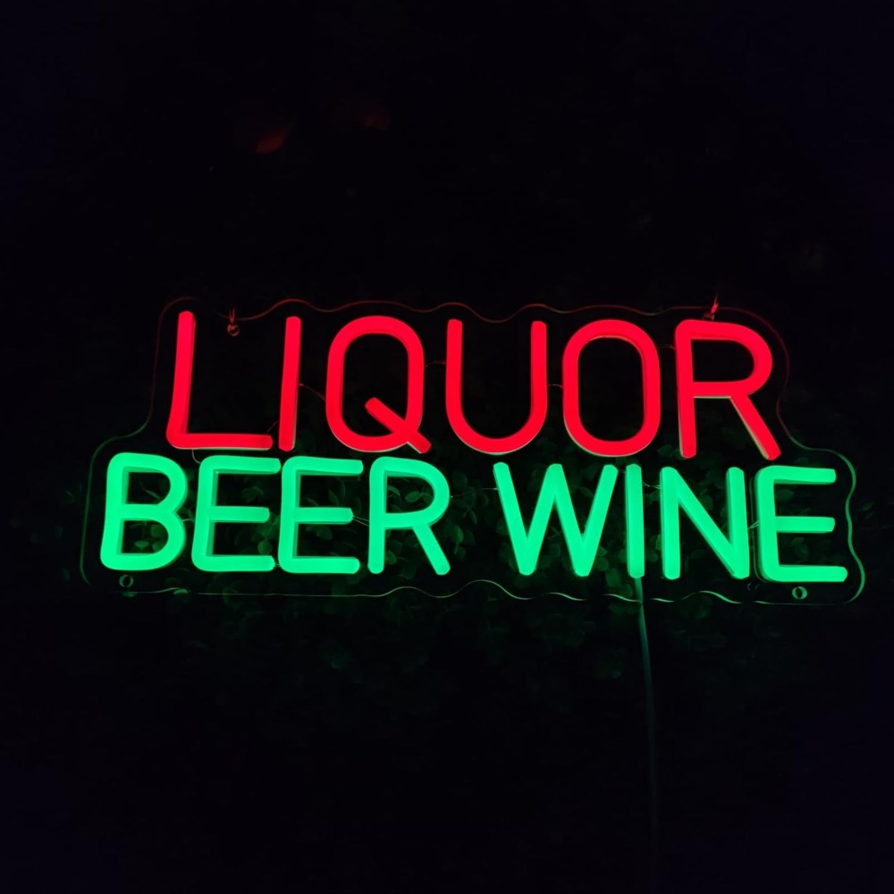 Letreiro de LED Neon para Bebi - Wine Beer Liquor Store avaliação e preço