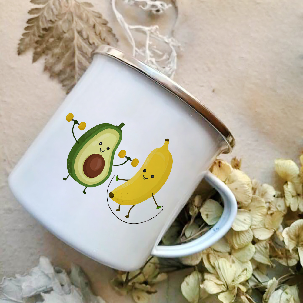 Cartoon Abacate Print Esmalte  - Wine Beer Best avaliação e preço