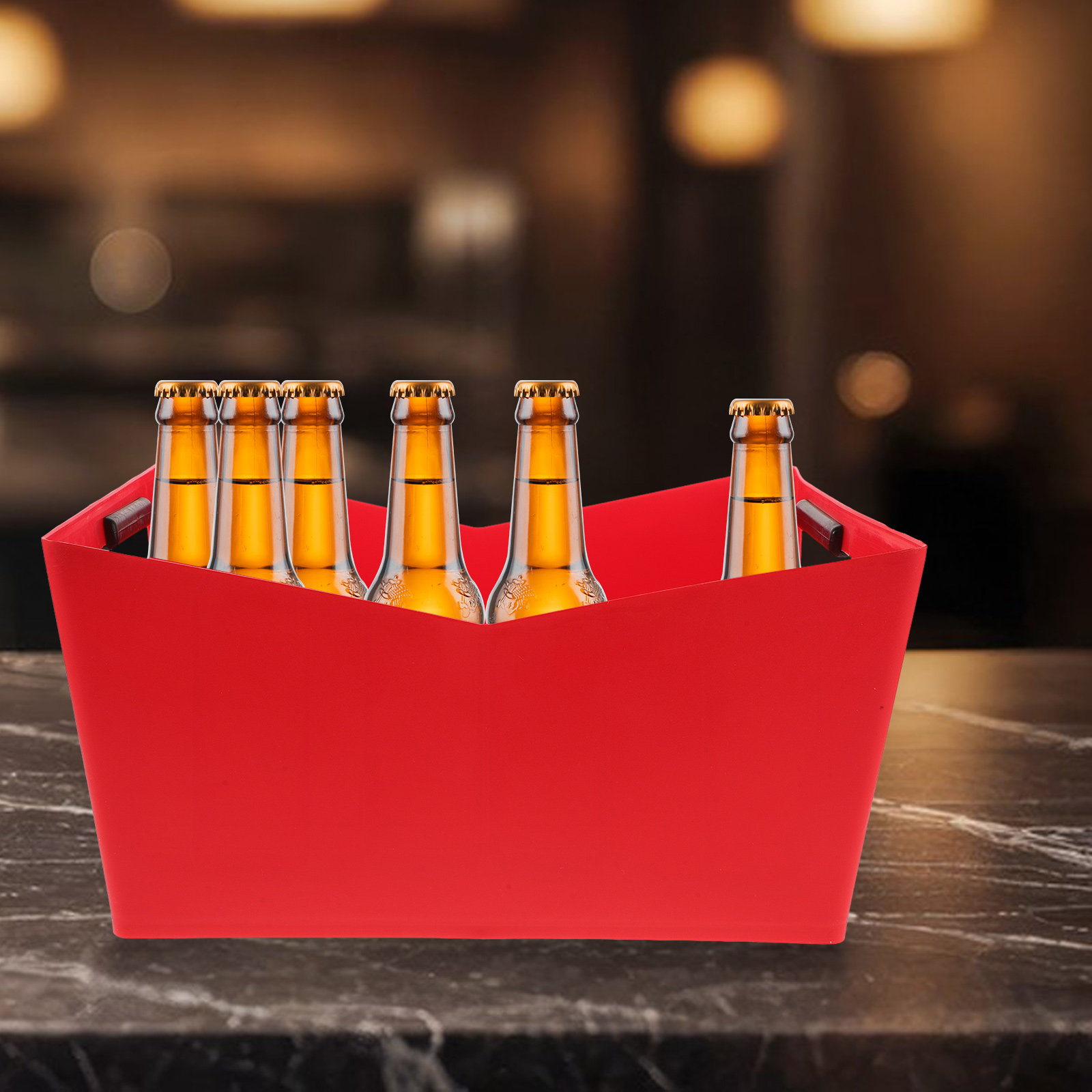 Balde de Gelo Plástico Tipo V  - Wine Beer Type avaliação e preço
