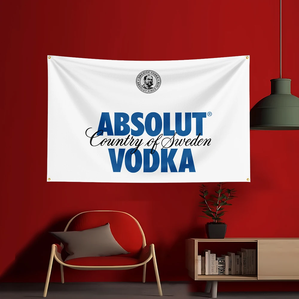 90x150cm a-absolut vodkas band - Wine Beer Garden avaliação e preço