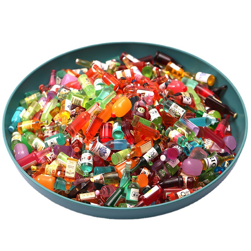 Mini Resin Simulação Garrafa d - Wine Beer Mix avaliação e preço