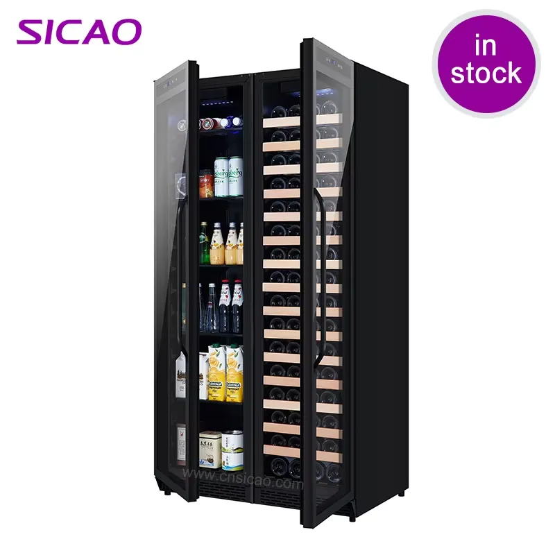 Frigobar Embutido com Duas Por - Wine Beer Fridge Under Counter avaliação e preço