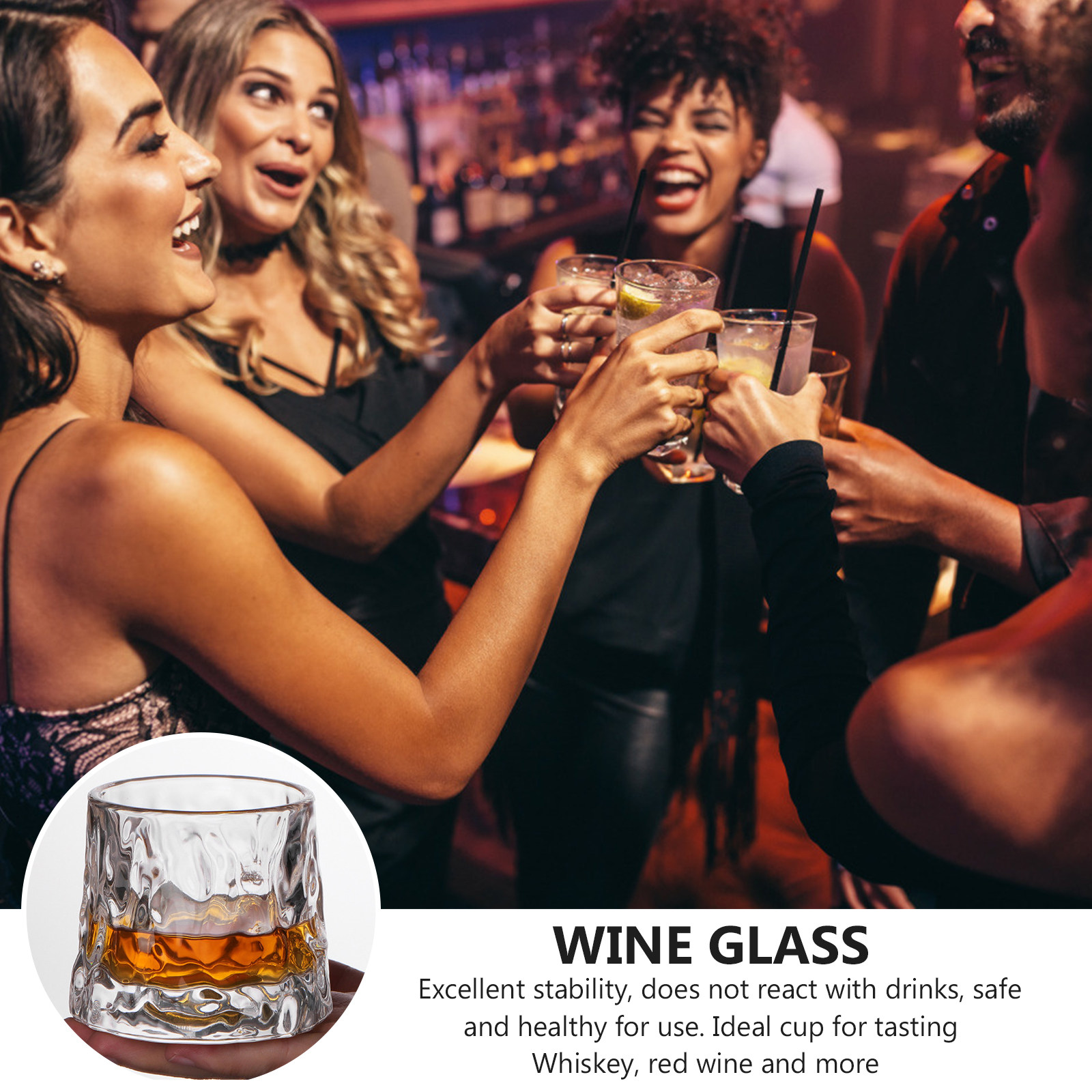 1 Copo de Vinho Martelado Prem - Wine In Beer Glass avaliação e preço