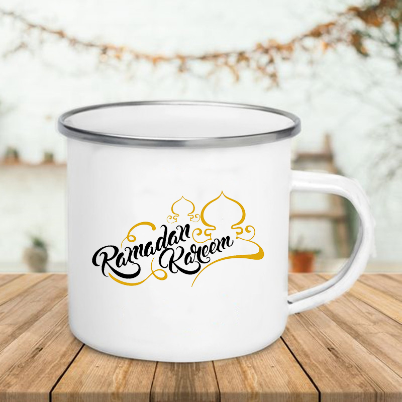 Feliz eid lua impresso caneca  - Wine Beer Best avaliação e preço